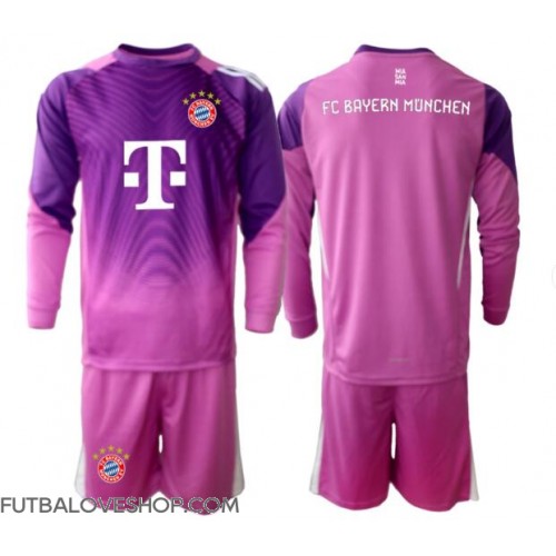 Dres Bayern Munich Brankarsky Tretina pre deti 2025-26 Dlhy Rukáv (+ trenírky)